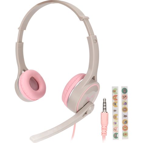 Casque enfant pliable filaire 3.5mm, stéréo pour cours en ligne et écoute musicale (1/5)