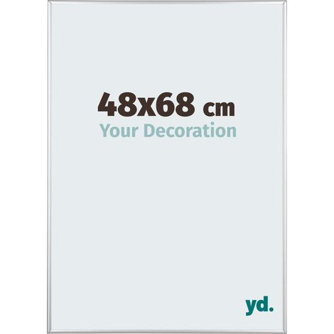 Cadre Puzzle 48x68 cm - Argent Brillant - Aluminium - Kent. (1/5)