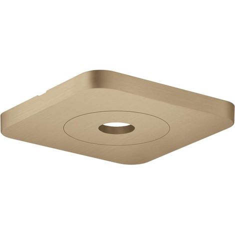 Axor Citterio C - Rosace de recouvrement 12x12 cm, bronze brossé 28802140 (1/2)