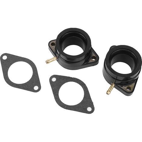 1 paire de supports de bottes de joints de collecteur d'admission de carburateurs Fit standard pour Yamaha XS400 1977-1981