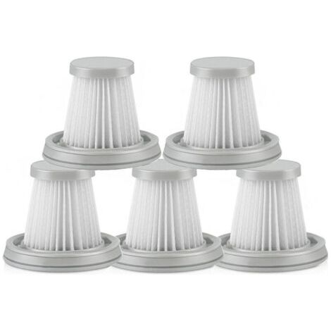 Filtres compatibles avec les aspirateurs portables Mijia et les petits aspirateurs portables sans fil Xiaomi (filtres HEPA, lot de 5)