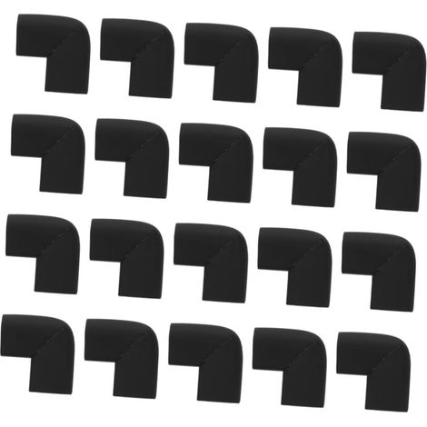 Protège-coins de transport, NBR, noir, forme U, pour valises (1/5)