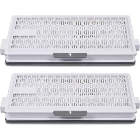Filtre Air Clean Plus 50 pour aspirateur Miele Complete C3 Powerline S8340, filtre Air Clean SF-HA 50 pour aspirateur Complete C2, C3, Compact C1 et C2 (lot de 2) (1/4)