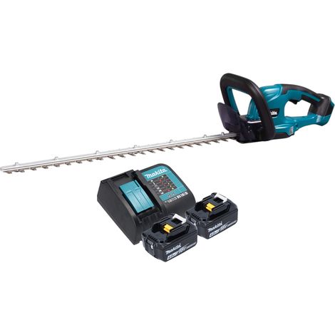 Makita DUH 607 SM2 Akku Heckenschere 18 V 60 cm + 2x Akku 4,0 Ah + Ladegerät