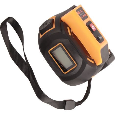 Ruban Laser de Mesure Haute Précision 60m, Boîtier ABS, Outil Digital Acier Manganèse pour Chantier (1/5)