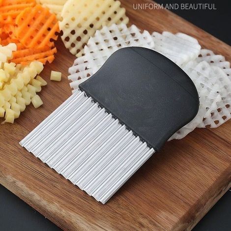 Couteau À Pommes De Terre - Lame En Acier Inoxydable - Pour Découpe Et Sculpture De Légumes - 1 Pièce (1/4)