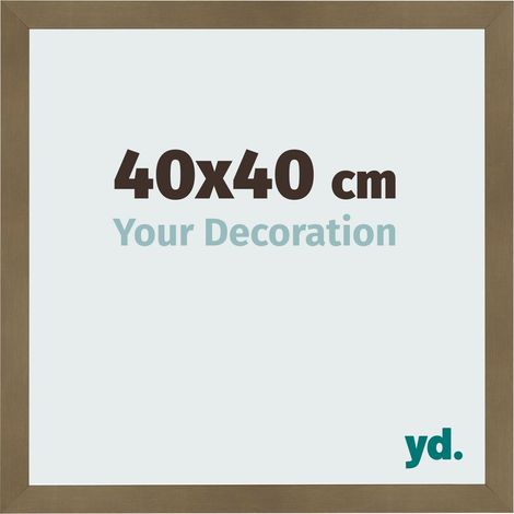 yd. - Cadre photo 40x40 - Bronze Decor - MDF - Bologna (1/5)