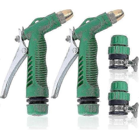2Pc Watering Gun,Multi-gun Household Hose-Green 2025 (1/5)