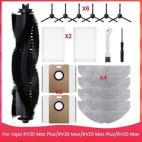 Kit d'accessoires pour aspirateurs robots RV30 / RV30 Max / RV20 / RV20 Max - Pièces de rechange (1/5)