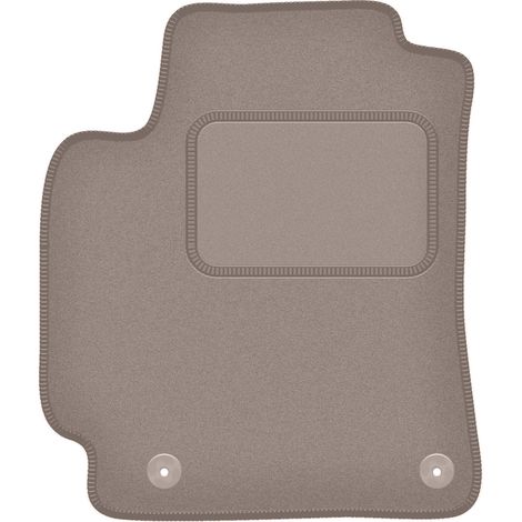 Alfombrilla de terciopelo conductor para: Hyundai Elantra VI sedán (2016-) beige