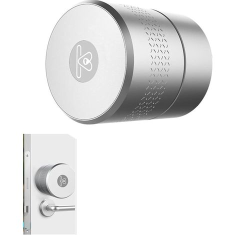 Serrure de Porte Intelligente Tuya Bluetooth WiFi App Smart Bouton Serrure De Porte Serrure Biométrique Empreinte Digitale Poignée De Porte Serrure Numérique sans Clé (Color : Kit 2, Size : L) (1/5)