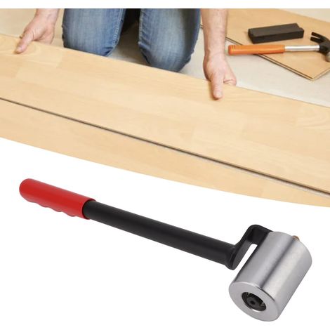 Convient aux outils pour revêtements de sol en PVC, rouleau de pression à une roue, petit rouleau de pression, rouleau de pression à angle droit pour murs. (1/5)