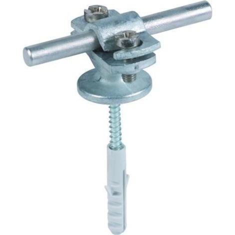 Dehn Leitungshalter m. Abdeckbund ZG f. Rd 7-10mm St/tZn m. Befest.-Material 275160 (1/5)
