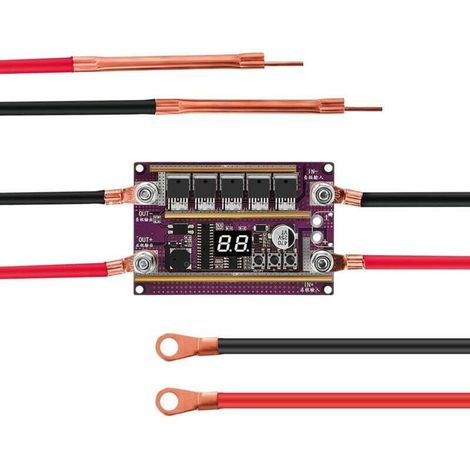 Mini-soudeuse par points à puissance réglable à 99 niveaux, adaptée au soudage de batteries lithium-ion cylindriques