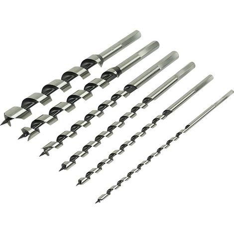 Brüder Mannesmann M54620 Kit punte a torciglione Lewis 6 parti 6 mm, 8 mm, 10 mm, 12 mm, 16 mm, 20 mm Lunghezza totale (1/2)