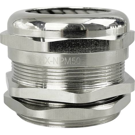 TRU COMPONENTS TC-10302856 Pressacavo filettato M50 Ottone nichelato Metallo 1 pz. (1/2)
