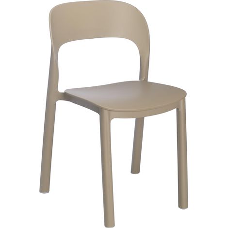 Mueble de jardín blanke-design ona apilable resistente a la intemperie