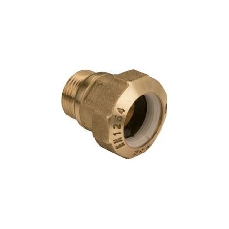 Raccordo diritto maschio in ottone per polietilene Pollici: 20x1/2” mm
