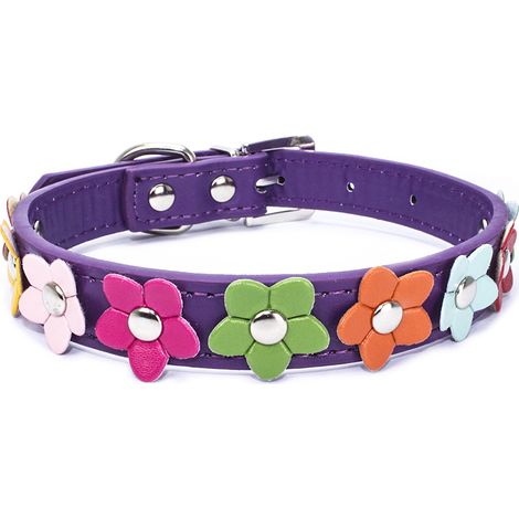 Collier Pour Chien - Fermoir Métallique Ajustable - Motif Nœud Papillon Strass - Taille Réglable 27-33 cm - 1 Pièce (1/5)