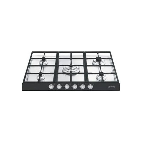 Smeg PTS726NE5 piano cottura Nero Da incasso Gas 5 Fornelli (1/2)