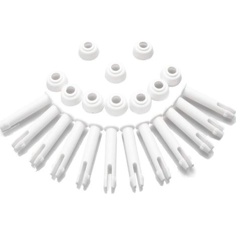 12 goupilles en Plastique de Piscine et 12 Joints, pour piscines métallique Rond 13' 24 'Intex et piscines à Cadre métallique rectangulaire,Intex 28270 28273 (5.5cm/2.16in) (1/4)