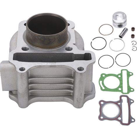 Ensemble cylindre piston acier allié segments joints kit pour GY6 60cc go kart scooter