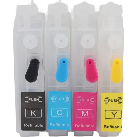 Cartouche d'encre Rouge Bleu Jaune Noir 4 Couleurs Kit d'impression Accessoire pour Imprimante LC3111 (1/5)