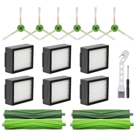 Brosses latérales et filtres HEPA pour iRobot Roomba i3 i4 i6 i7 i8 j7 E5 E6 E7 - Accessoire d\aspirateur SODIAL