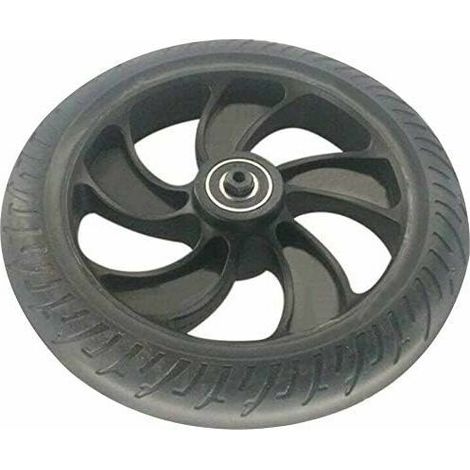 Rear Wheel, 8 Inch Electric Scooter Replacement Rear Wheel Solid Tire with Bearing Hub for Kugoo S1 S2 S3 - Black, Free Size (1/5)