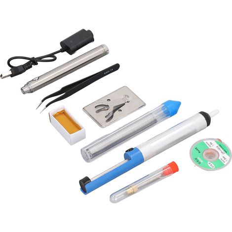 fer à souder portable rechargeable, kit de pointe de soudage avec interface 510 (1/5)