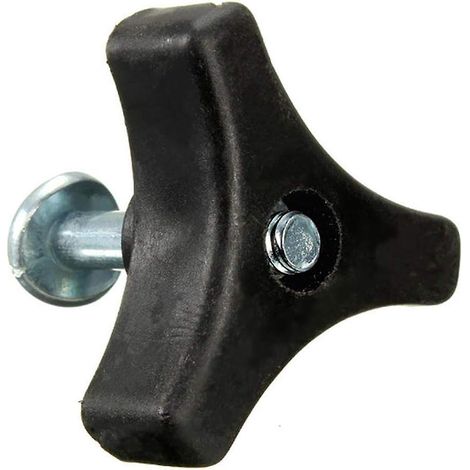 Poignée triangulaire pour tondeuse à gazon, lot de 2 pièces avec écrous et boulons de rechange, accessoire de remplacement universel (1/5)