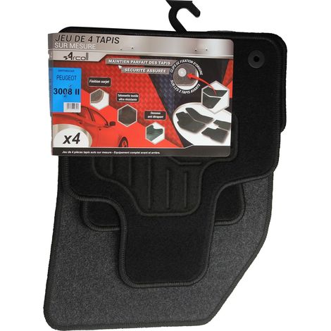 ARCOLL - 4 tapis Peugeot 3008 II à partir de 05/2016 - Ce produit de marque ARCOLL est neuf.