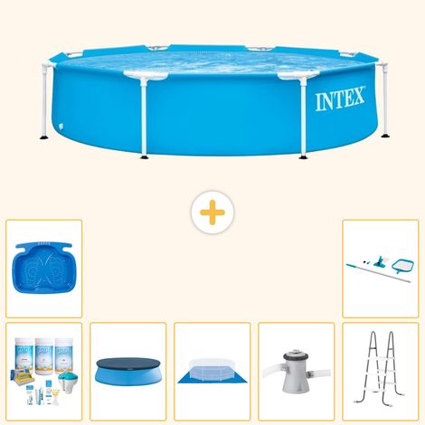 Intex Piscine Tubulaire Ronde - 244x51 cm - 8-pièces S20395 (1/5)