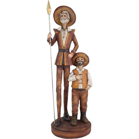 Signes Grimalt Figura De Persona Figuras  Don Quijote Y Sancho Clasicas Marrón 13x15x39cm 37365