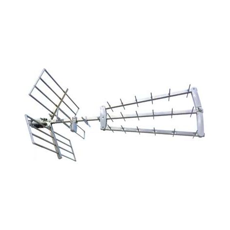 ANTENNA DIGITALE TERRESTRE BANDA UHF GALAXY ALLUMINIO GUADAGNO DB 12/15 20 ELEMENTI