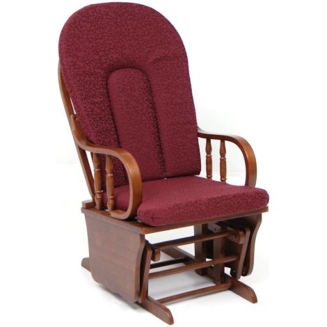 Fauteuil à bascule bordeaux douglas