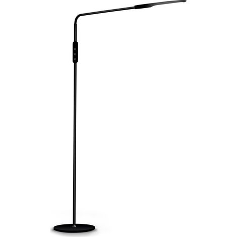 Korpass flexible 9-W-LED-Stehleuchte in Schwarz