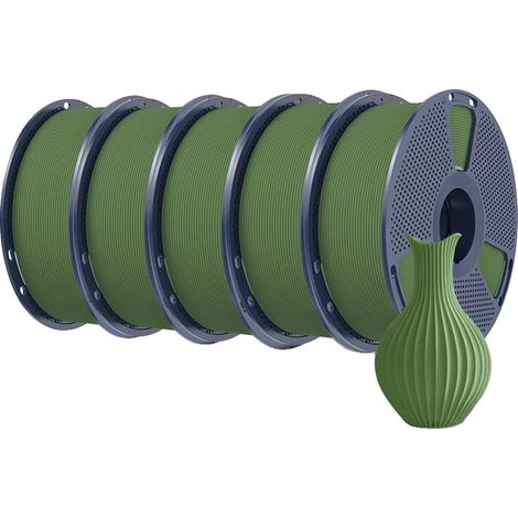 Filamento PLA ad alta velocità, avvolto con cura, HSMPLA Verde Oliva (1/2)