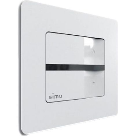 Télécommande murale 1 canal 433.42 MHz – Émetteur domotique programmable – Compatible avec systèmes SIMU – Pour contrôle à distance