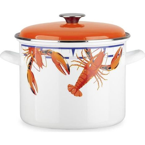 Traiteur - BAUMALU - Tutti i fuochi incluso induzione - Smalto 26 x 20 cm - Decorazione ARAGOSTA