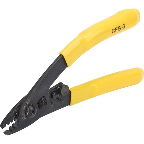 CFS-3 Glasfaser-Abisolierzange, Drahtschneider mit gebogenem Griff, manuelles Crimpwerkzeug, Präzision und Komfort (1/5)