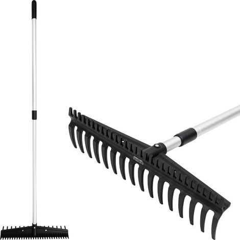 Gartenrechen Strend Pro Premium S891-AL, 445x115 mm, 16 Zähne, ALU-Teleskopstiel