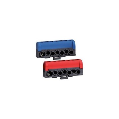 Bornier isolé Opale phase et neutre 7 trous (OPL13411)