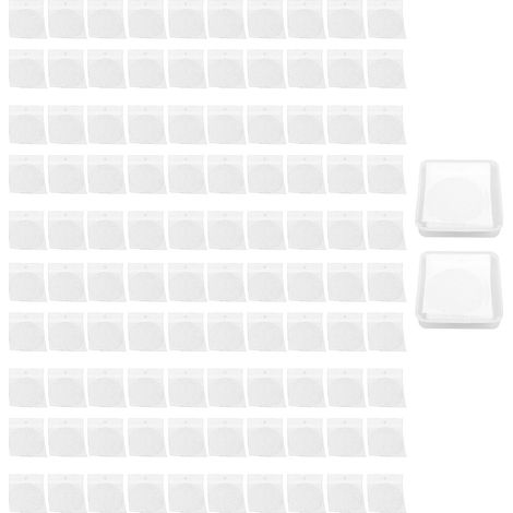 Selbstklebende Einweg-Aluminiumfoliendeckel für 59-mm-Kaffeekapseln, für Kaffeemaschinen, 100 Stück. (1/5)