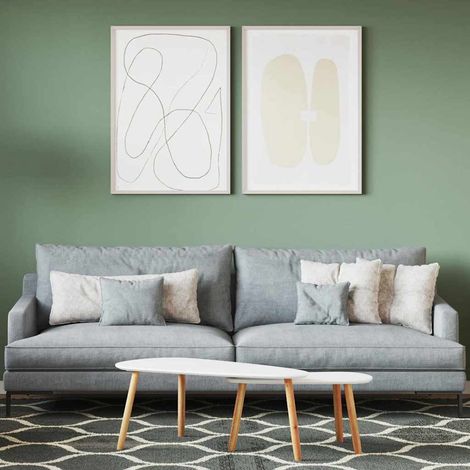 Peinture murale Vert vidaXL (1/5)