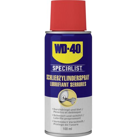 Wd-40 – Spray lubrifiant pour cylindre de fermeture 100 ml – Formule sans silicone – Pénètre les mécanismes – Protège contre la corrosion - Y616352 (1/4)