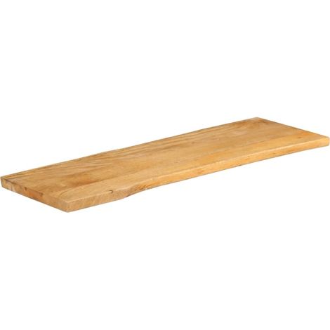 Maison Exclusive - Piano Tavolo 120x40x2,5 cm Bordi Vivi in Legno Massello Mango (1/5)