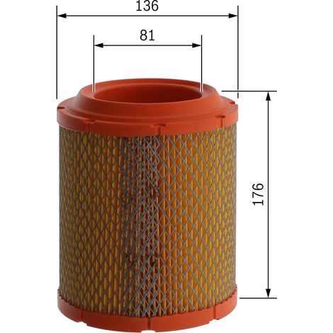 Filtro de aire F026400413 Bosch