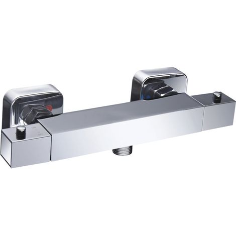 Niagara Observa Thermostatic Valve Tap Chrome Mixer Exposed Bar 1/2" Outlet