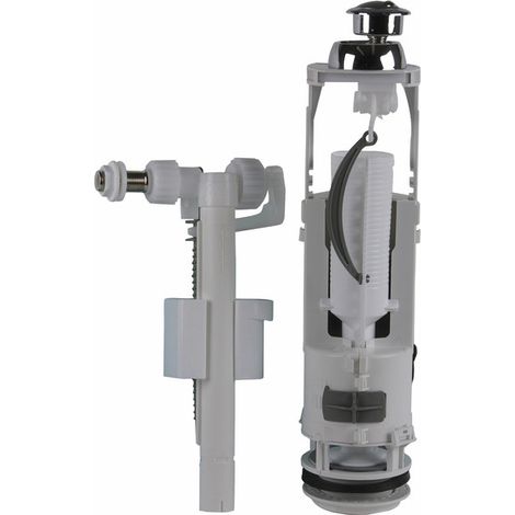 Siamp – Mécanisme de chasse d'eau Optima 49 – Robinet flotteur compact 95L – Installation facile pour espaces réduits
